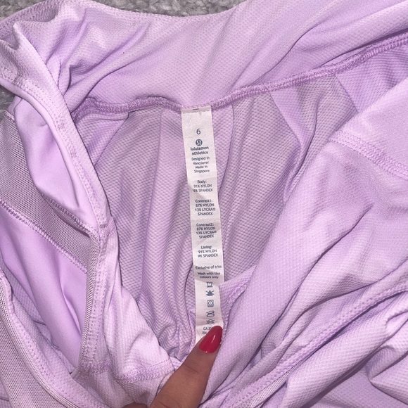 Lululemon Run: Tame Me Rose Quartz Tank Top Activewear Women's Size 6 - Picture 3 of 7